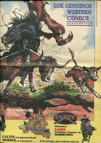 Dominical El Tebeo dirigido por Toutain, año 90 numero 04: El Western