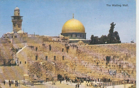 Postal 008195: Muro de las lamentaciones en Jerusalen, The Wailing Walt