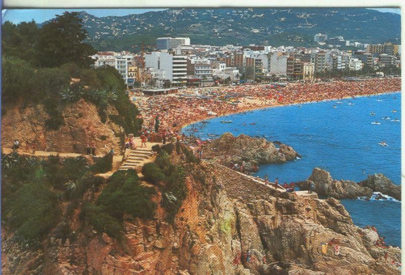 Postal 5195 : Lloret de Mar vista desde la roca