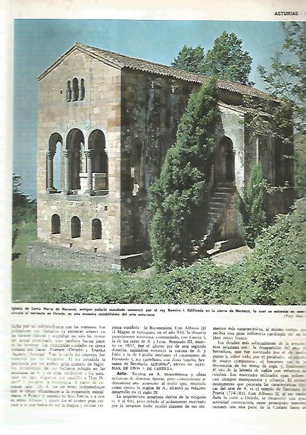 LAMINA MONITOR 0364: SANTA MARIA DEL NARANCO (ASTURIAS)