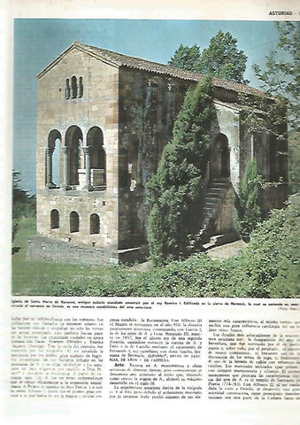 LAMINA MONITOR 0364: SANTA MARIA DEL NARANCO (ASTURIAS)