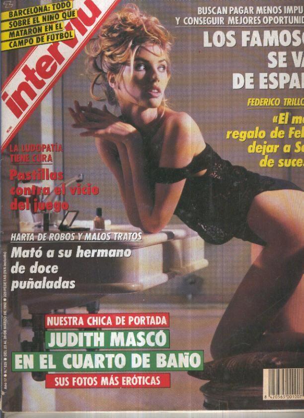 INTERVIU Numero 0829: JUDITH MASCO, en el cuarto de baño