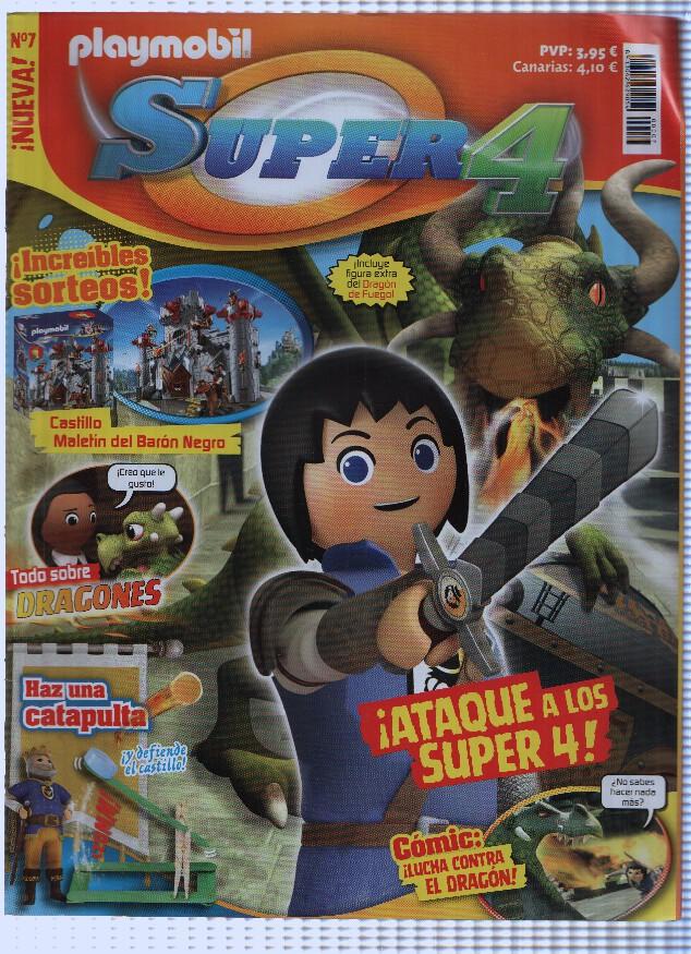 Revista PLAYMOBIL SUPER 4, Numero 07: Ataque a los Super 4 (Tailor Made Media 2017)