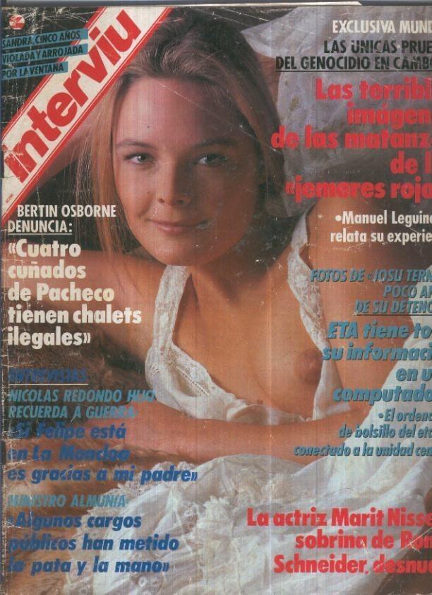 INTERVIU Numero 0663: MARIT NISSEN, sobrina de Romy Schneider (CUBIERTA AVIEJADA)
