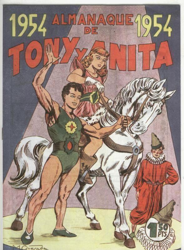 Tony y Anita almanaque facsimil 1954