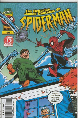 Las historias jamas contadas de Spiderman numero 19: ocho brazos para abrazarte