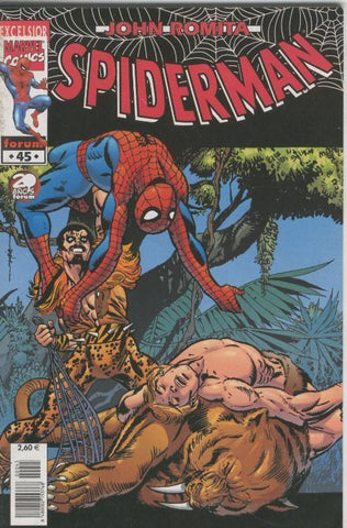 Spiderman de John Romita numero 45: En la tierra salvaje