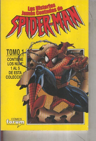 Las historias jamas contadas de Spiderman retapado 01 al 05