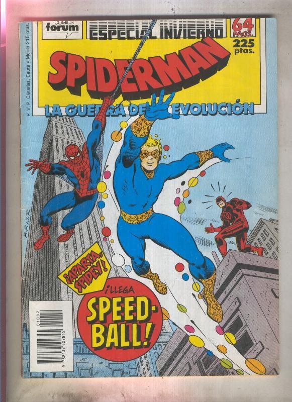 Spiderman invierno 1988: La guerra de la evolucion (numerado 2 en trasera)