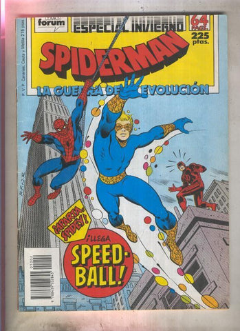 Spiderman invierno 1988: La guerra de la evolucion (numerado 2 en trasera)