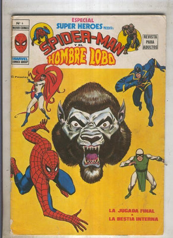 SPECIAL SUPER HEROES numero 04: SPIDERMAN (2contraportada)