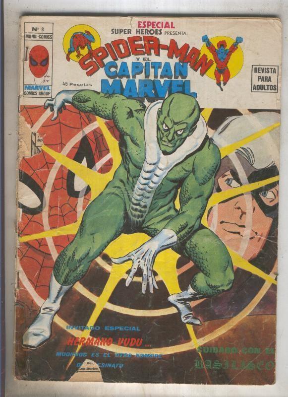SPECIAL SUPER HEROES numero 08: SPIDERMAN (2contraportada)
