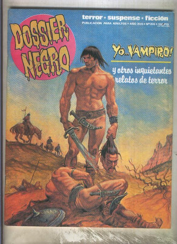 Dossier Negro numero 205 (numerado 1 en trasera)