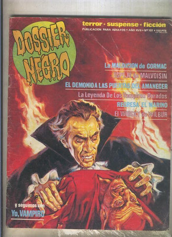 Dossier Negro numero 197 (numerado 3 en trasera) (algo aviejado)