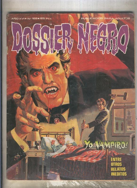 Dossier Negro numero 188 (numerado 3 en trasera) (algo aviejado)