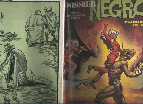 Dossier Negro numero 128 (numerado 4 en trasera)