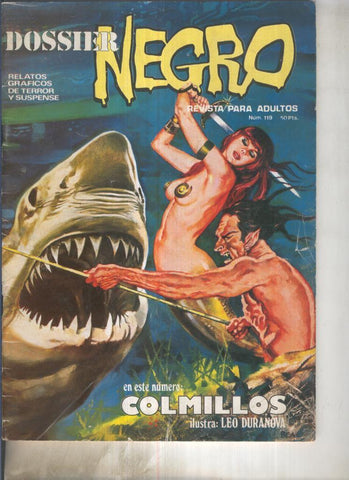 Dossier Negro numero 119 (numerado 1 en trasera(