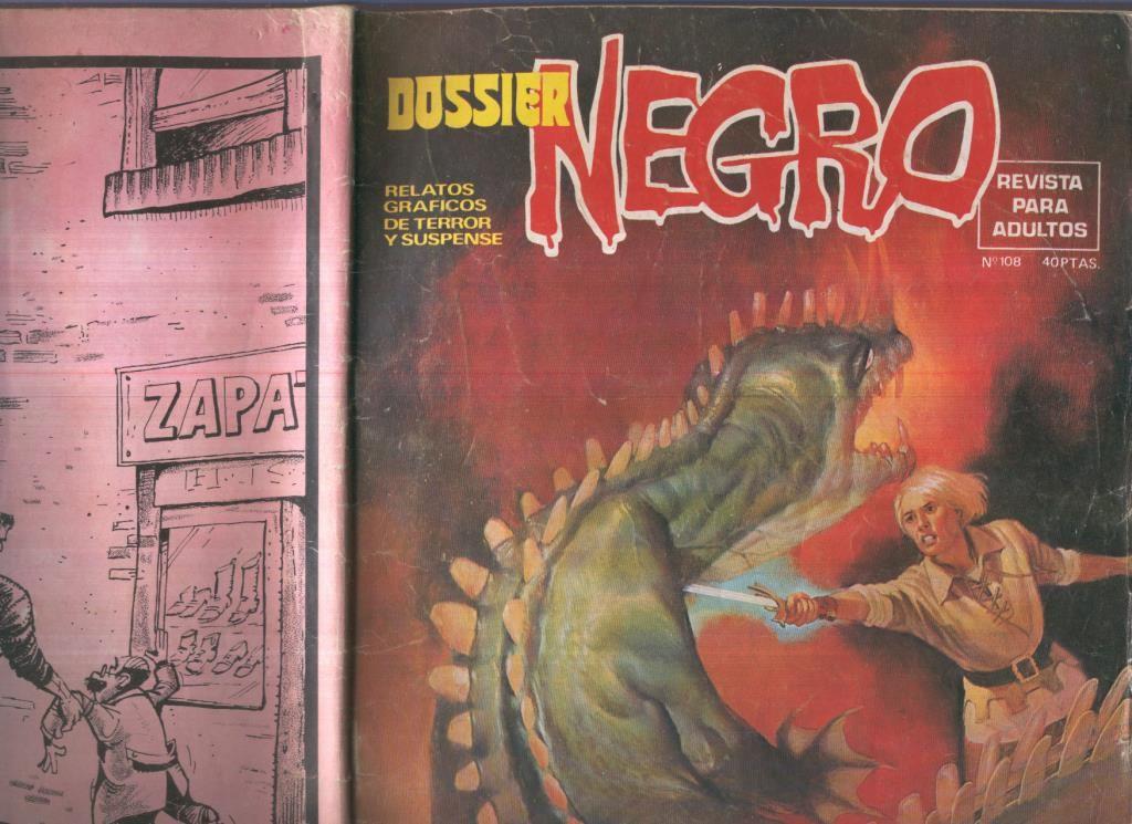 Dossier Negro numero 108 (numerado 2 en trasera)
