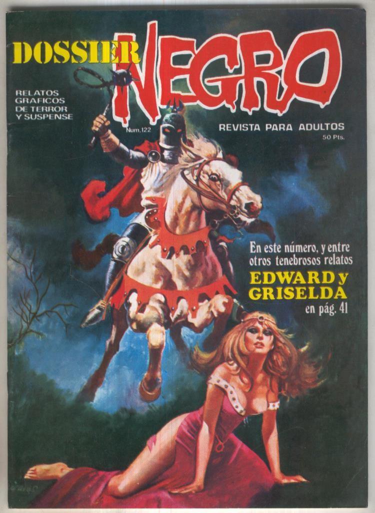 Dossier Negro numero 122 (numerado 1 en primera pagina interior)