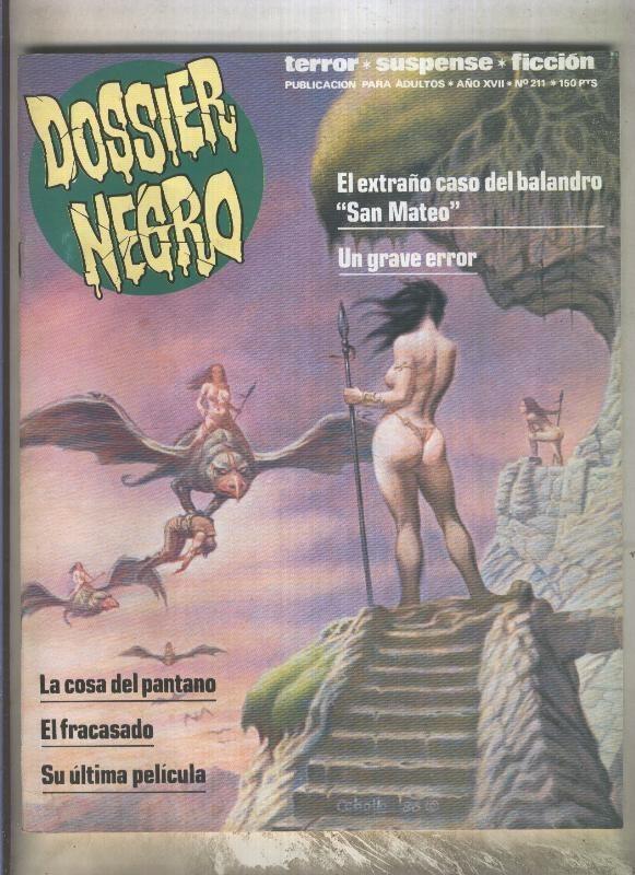 Dossier Negro numero 211 (numerado 1 en trasera)