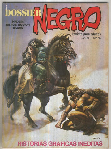 Dossier Negro numero 148 (numerado 2 en trasera(