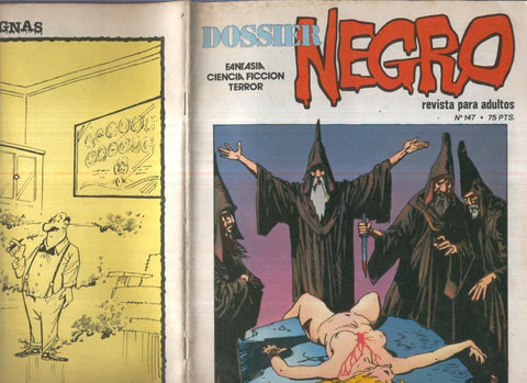 Dossier Negro numero 147 (numerado 2 en trasera)