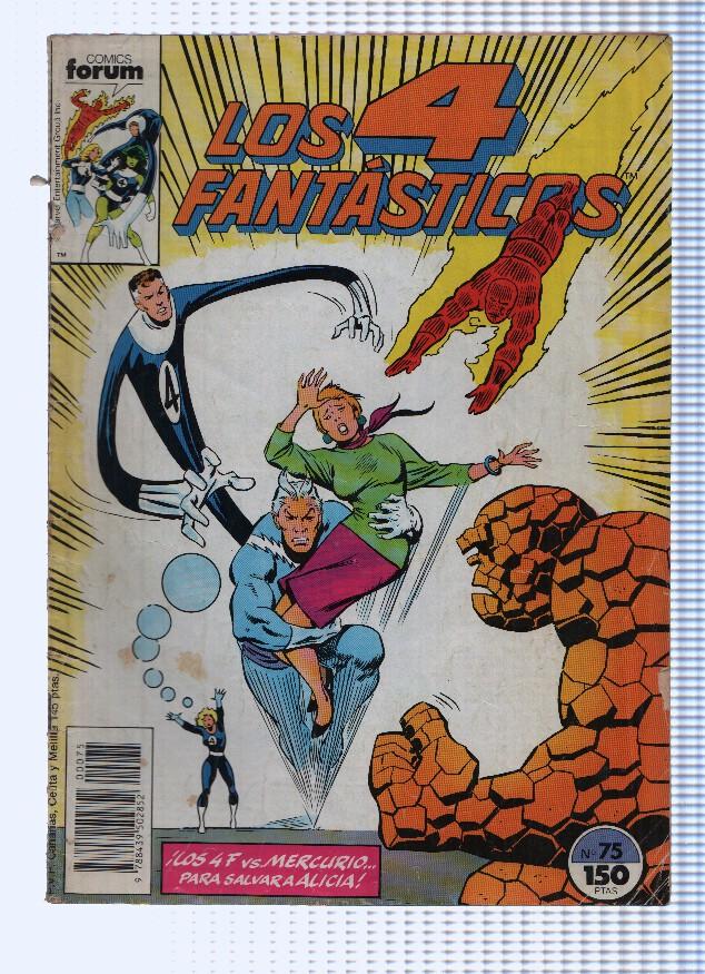 LOS 4 FANTASTICOS, Volumen 1, Numero 75: Descenso de Presion (Forum 1987)