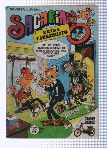 SACARINO EXTRA CARNAVALITO, Numero 051: El Trompo (Bruguera 1984)
