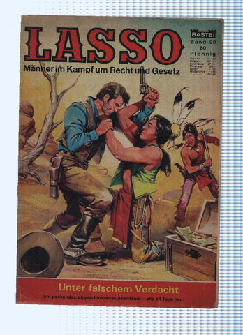 LASSO, Numero 90: Manner im Kampf um Rechtund Gesetz (Bastei 1969)