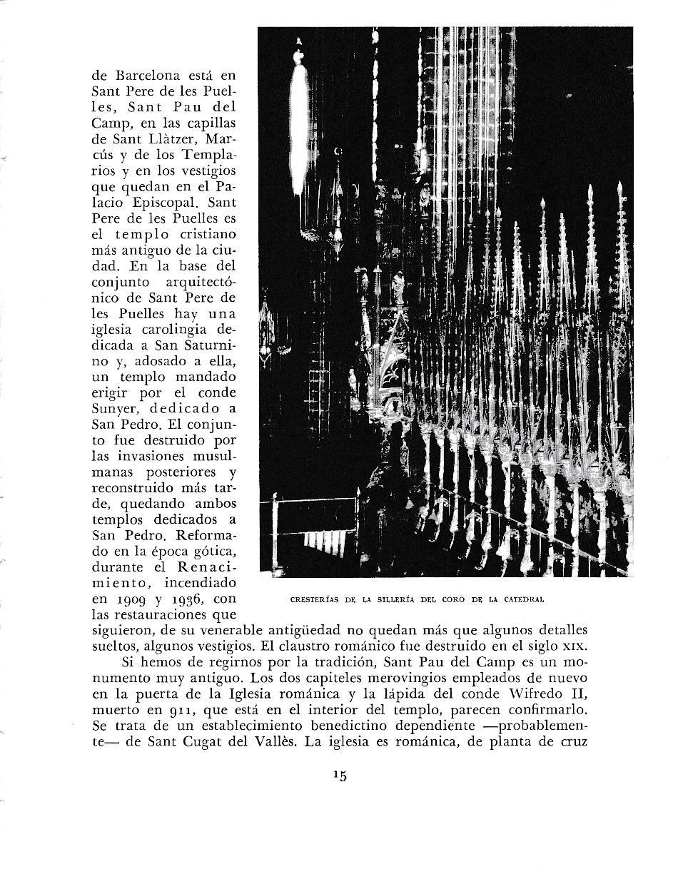 LAMINA 6321: Cresterias de la silleria del coro de la catedral de Barcelona
