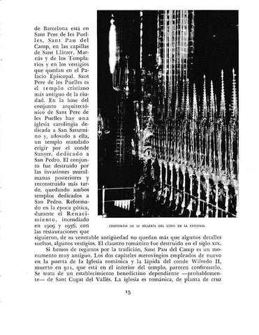LAMINA 6321: Cresterias de la silleria del coro de la catedral de Barcelona