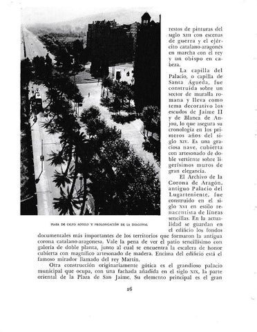 LAMINA 6326: Plaza de Calvo Sotelo y prolongacion de la Diagonal