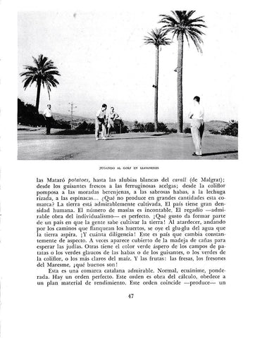 LAMINA 6335: El golf de Llavaneras