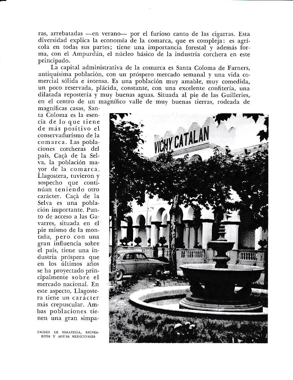 LAMINA 6338: Caldes de Malavella balneario y aguas medicinales