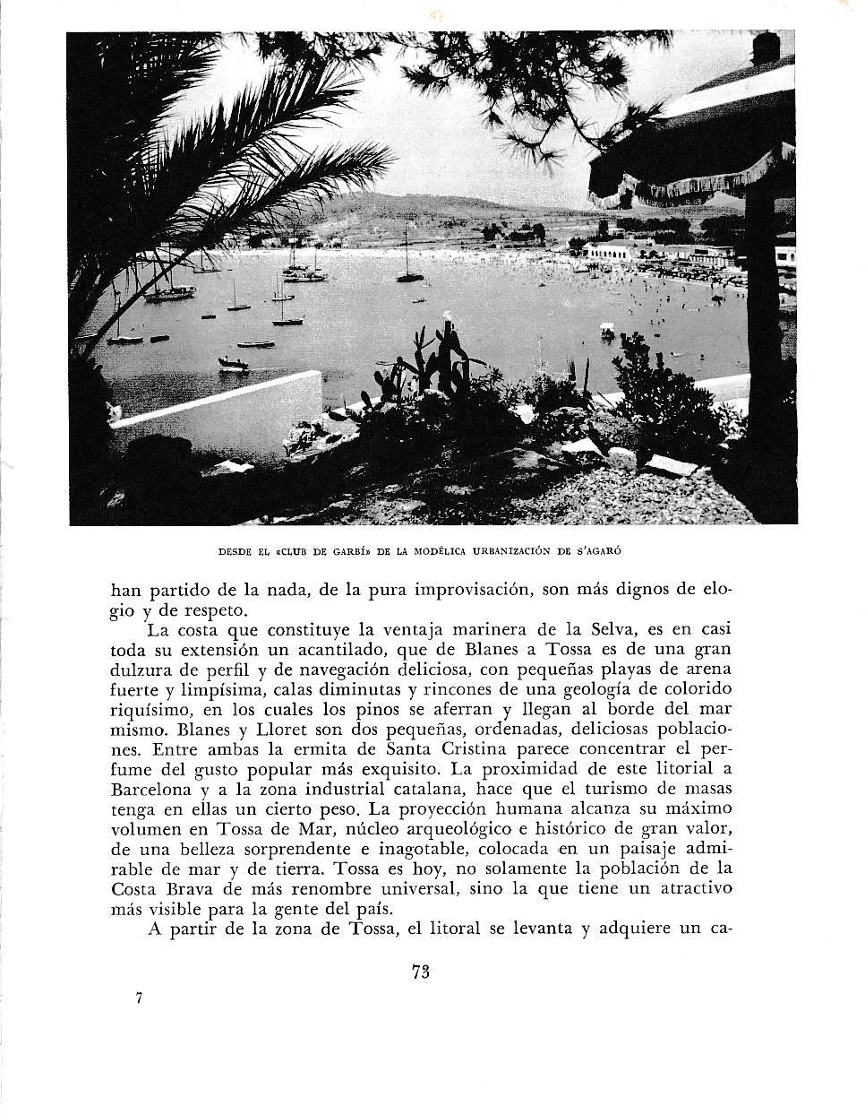 LAMINA 6347: Desde el club de Garbi de S Agaro