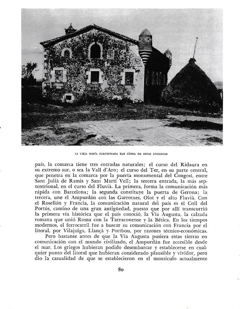 LAMINA 6349: Vieja masia fortificada tipica en estas comarcas