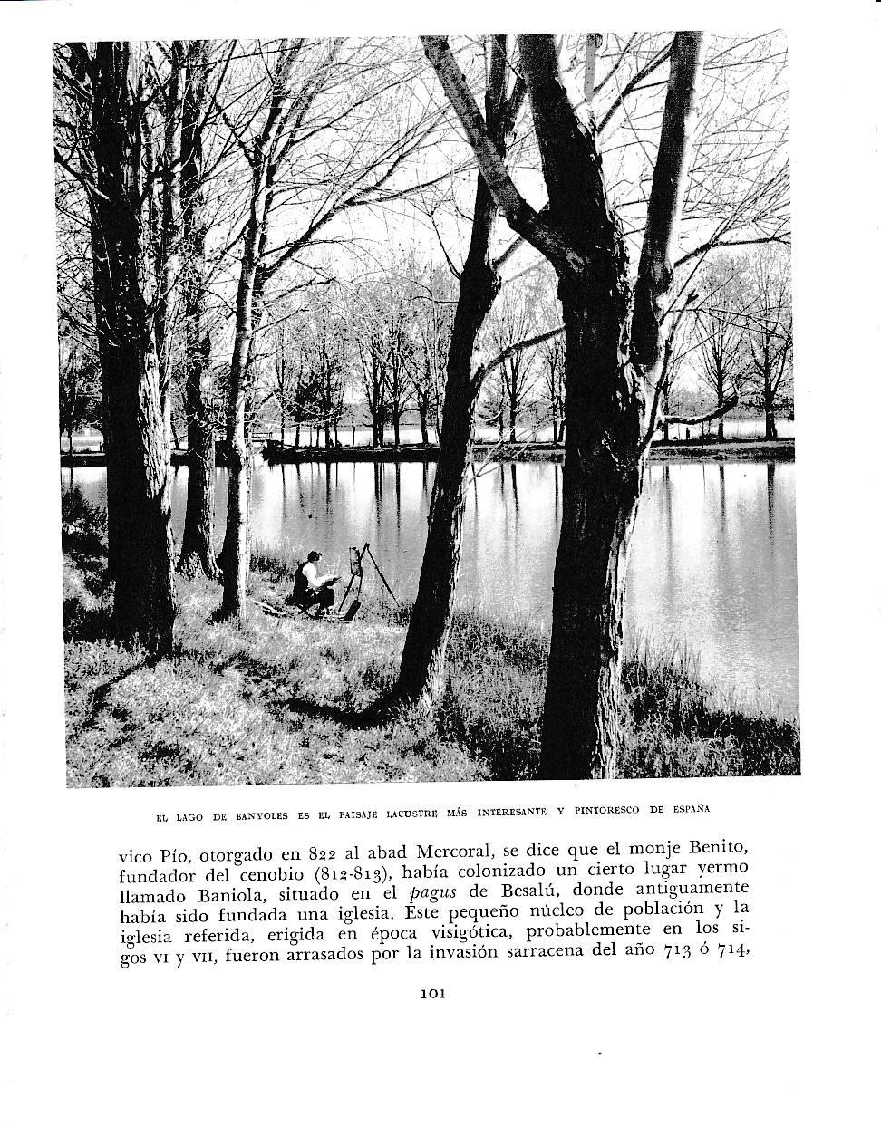 LAMINA 6358:  Lago de Banyoles