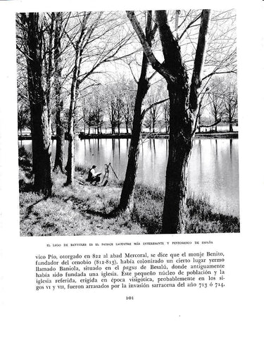LAMINA 6358:  Lago de Banyoles