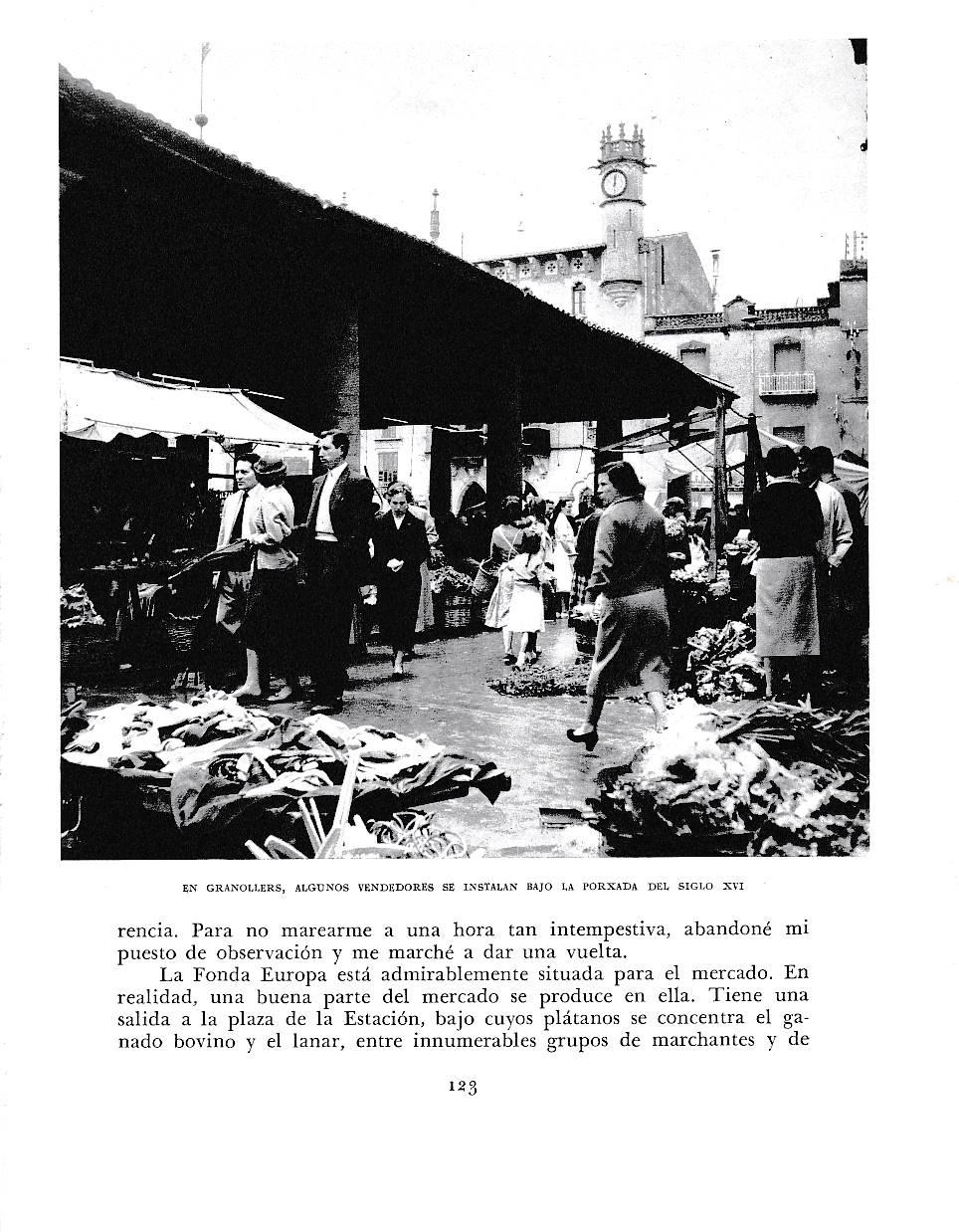 LAMINA 6367: Granollers vendedores en La Porxada del s XVI