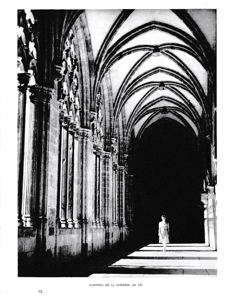 LAMINA 6374:  Claustro de la Catedral de Vic