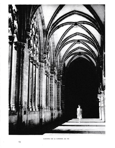 LAMINA 6374:  Claustro de la Catedral de Vic