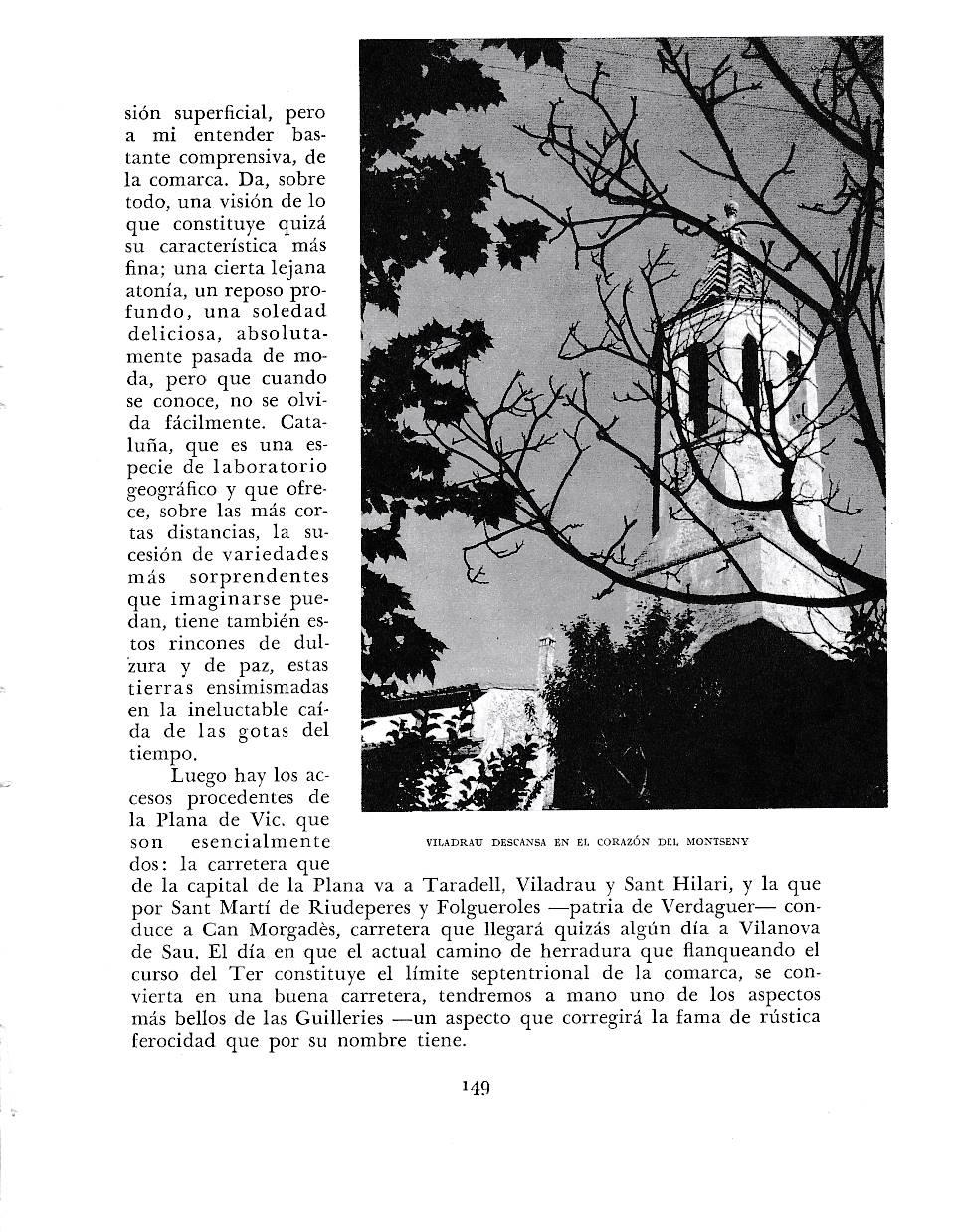 LAMINA 6380:  Viladrau en el corazon del Montseny