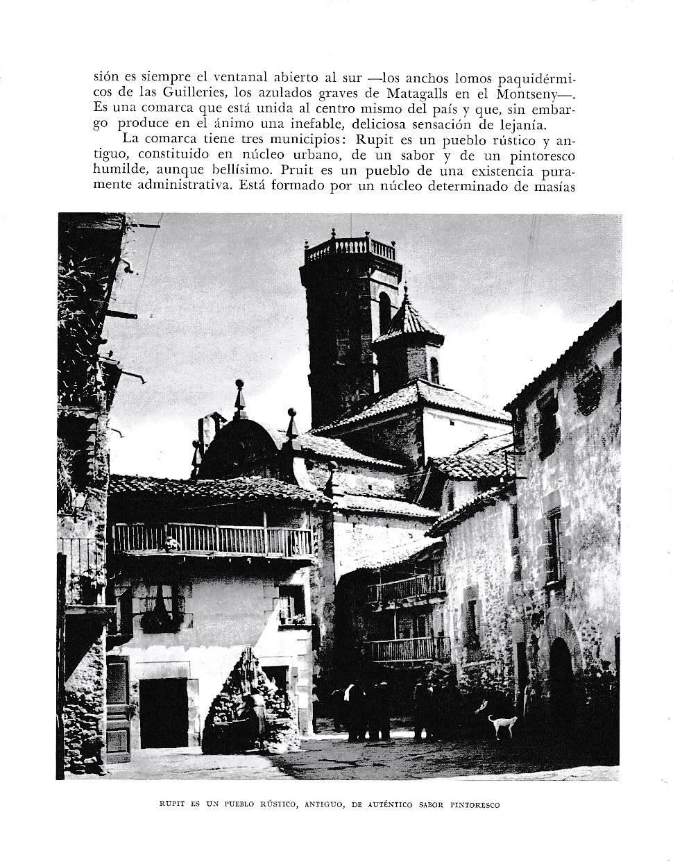 LAMINA 6384: Rupit pueblo rustico y autentico
