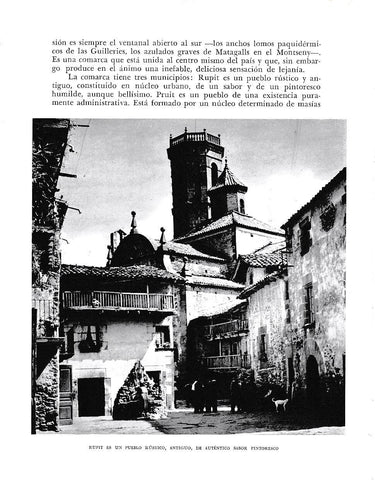 LAMINA 6384: Rupit pueblo rustico y autentico