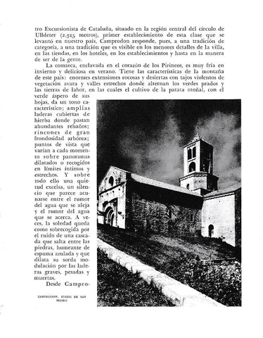 LAMINA 6392: Camprodon Iglesia de San Pedro