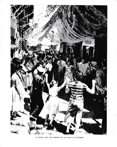 LAMINA 6401: Sardana en las calles de Puigcerda
