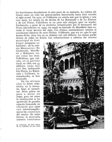 LAMINA 6418: Claustro de dos pisos de Sant Cugat