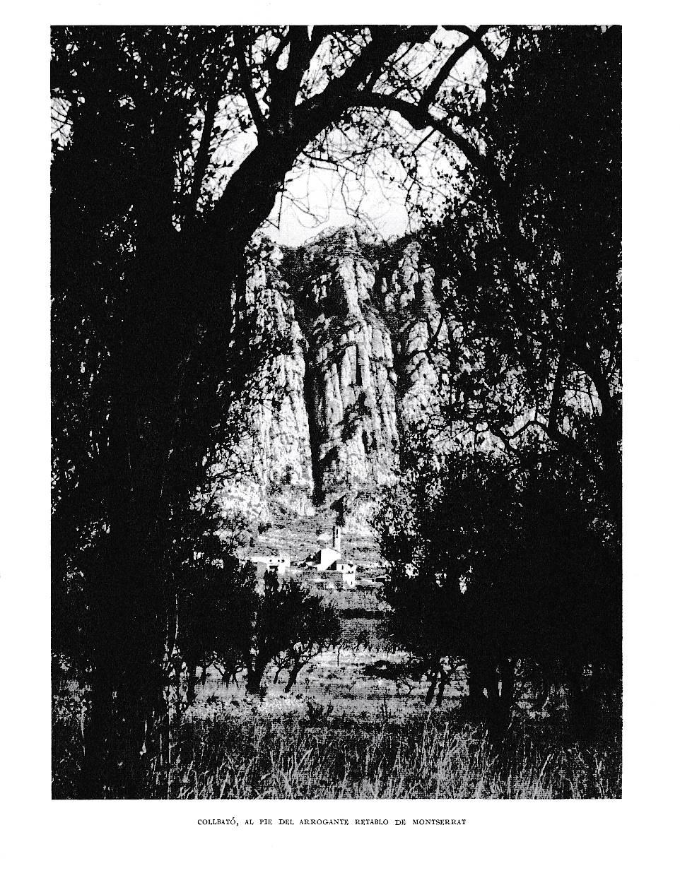 LAMINA 6429: Collbato al pie de Montserrat