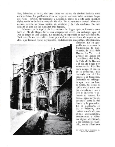 LAMINA 6430: Colegiata de Manresa
