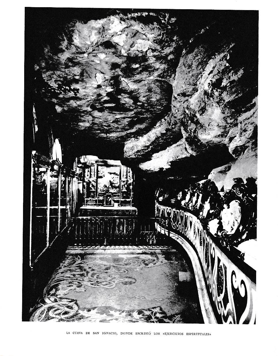 LAMINA 6431: La cueva de San Ignacio donde escribio los ejercicios espirituales